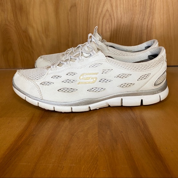 Womens 7.5 Skechers Gratis Comfort Sneakers TSS0115 - Picture 3 of 8